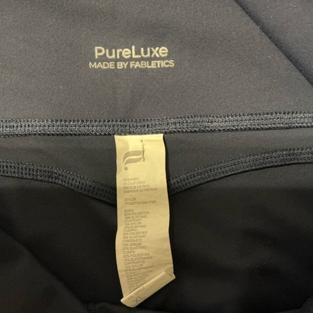 Fabletics Dark Navy PureLuxe High Waisted Flare Pant